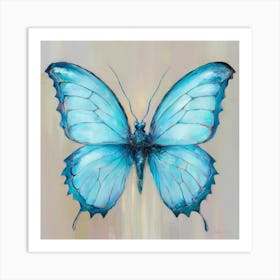 Blue Butterfly 2 Art Print