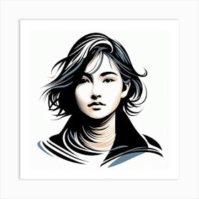 Portrait Of A Woman 1 Art Print