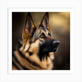 German Shepherd Dog Art Print