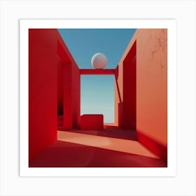 Red Room - Red Room Art Print