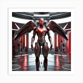 Futuristic Robot 56 Art Print