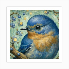 Bluebird 2 Art Print