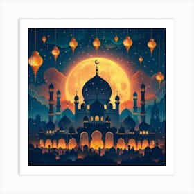 Ramadan Background 8 Art Print