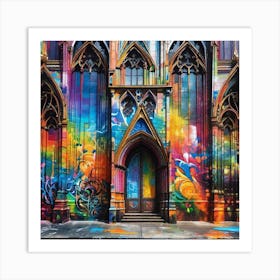 Nyc Cathedral 1 Art Print