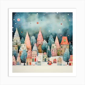 Snowflake Serenade Symphony Art Print