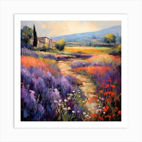 Tuscan Veil: Monet's Sublime Strokes 2 Art Print