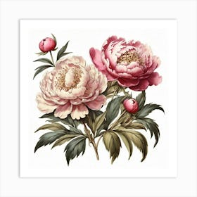 Peonies Art Print