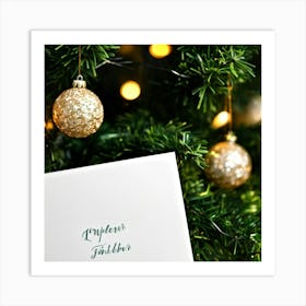 Christmas Card 14 Art Print