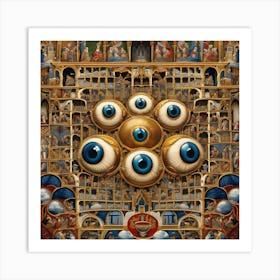 Eye Of The Gods Art Print