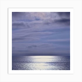 Moonlight Over The Ocean 2 Art Print