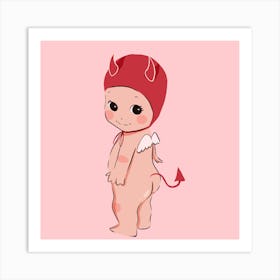 Cute Baby Devil 1 Art Print
