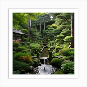 Japanese Garden 2 Art Print