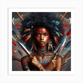 Warrior Princess Art Print