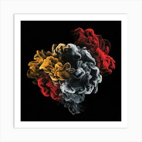 Abstract Smoke Art Print