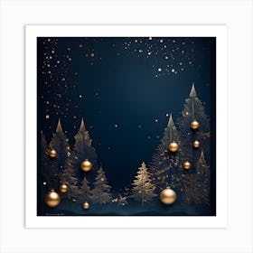 Christmas Tree Background 17 Art Print