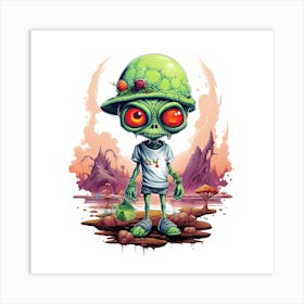 Alien Boy Art Print