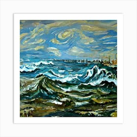 Ocean Waves Art Print