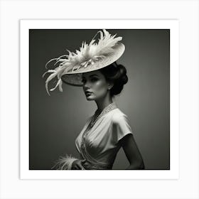 Elegant woman 9 Art Print