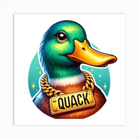 Duck Chain Art Print