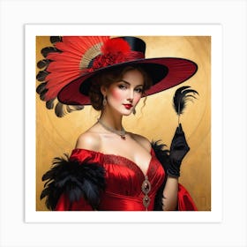 Victorian Lady 4 Art Print