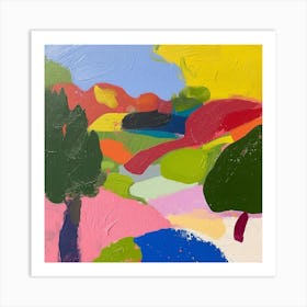 Abstract Park Collection Bushy Park London 2 Art Print