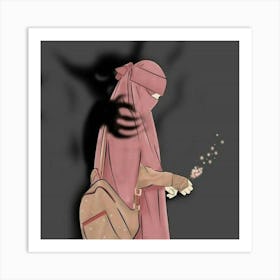 Muslim Girl Art Print