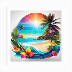 Hawaiian Beach 4 Art Print