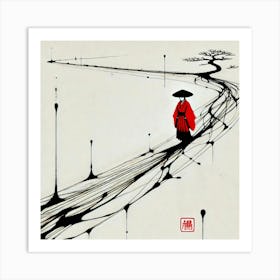 Asian Woman 4 Art Print