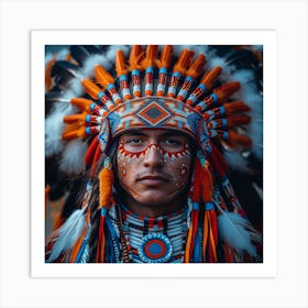 Native American Man Art Print