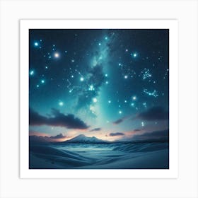 Constellations In The Sky Art Print