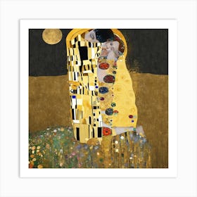 Kiss By Gustav Klimt 7 Art Print