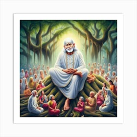 Sai Baba 6 Art Print