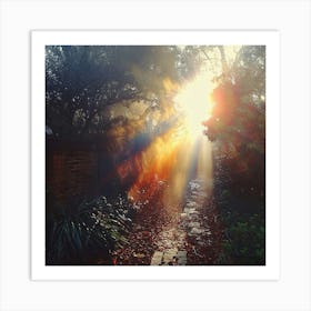 Sunbeams Art Print