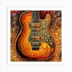 Electric Guitar Art Print