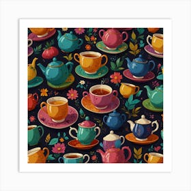 Tea Art 152 Art Print