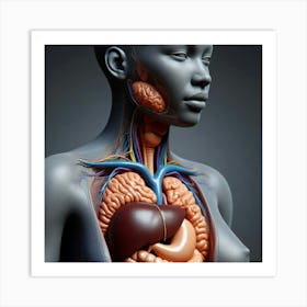 Human Anatomy - Anatomy Stock Videos & Royalty-Free Footage 1 Art Print