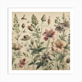 Wild Flowers Art Print