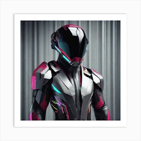 Futuristic Space Suit 6 Art Print