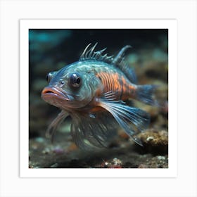 Colorful Ocean Fish Art Print