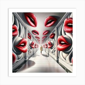 Kisses Art Print