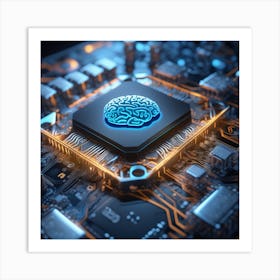 Brain On A Chip 6 Art Print