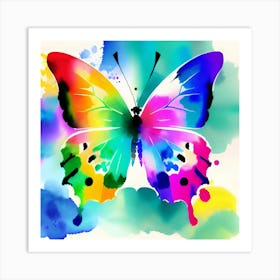 Colorful Butterfly 80 Art Print