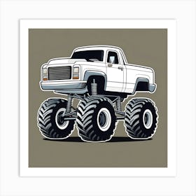 Monster Truck 8 Art Print