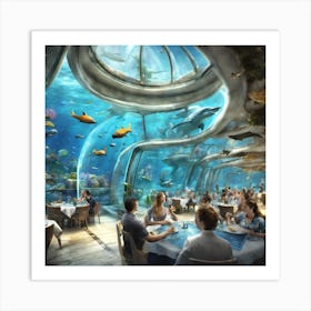 World'S Largest Aquarium Art Print