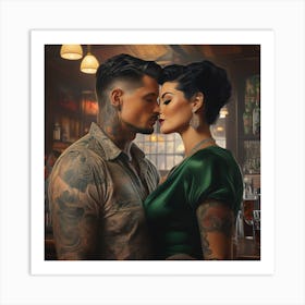 Couple of lovers 2 Art Print