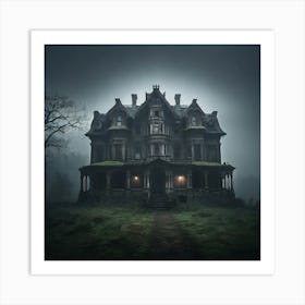 Haunted House 7 Art Print