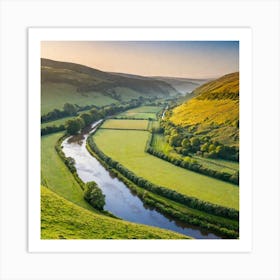 Valley Of The Dales Art Print