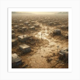 Deserted City Art Print