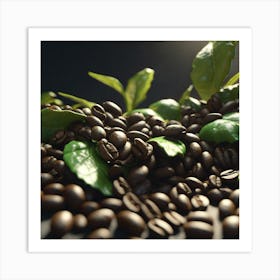 Coffee Beans 128 Art Print