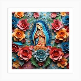 Virgin Of Guadalupe 1 Art Print